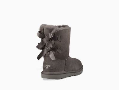 UGG Bailey Bow II Boots for Big Kids - Grey India